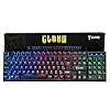 Teclado Gamer RGB LED Rainbow MTS • Membrana • Anti-Ghosting • ABNT-2 • USB-A • Multimídia FN 12 Teclas • Ideal para Jogos e Digitação • Setup Gamer • Elegante • Premium