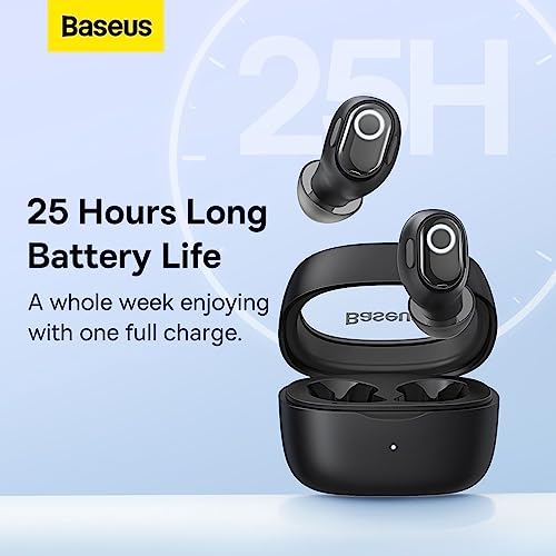 Fone sem fio Baseus Bowie WM02 TWS Bluetooth 25 Horas de Bateria