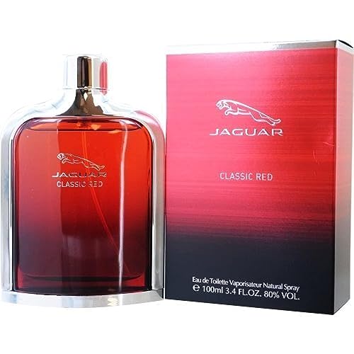 Jaguar Classic Red Eau De Toilette Spray For Men, 3.4 Ounce #TOP6