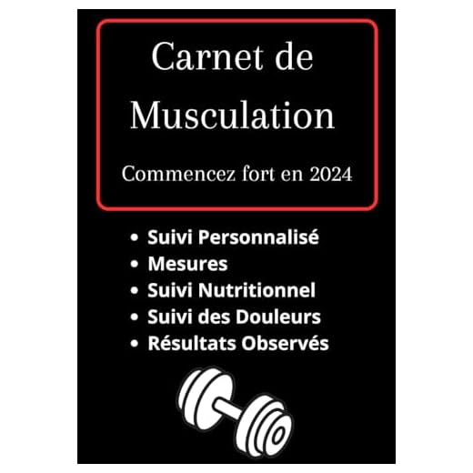 Carnet de musculation pour perte de poids