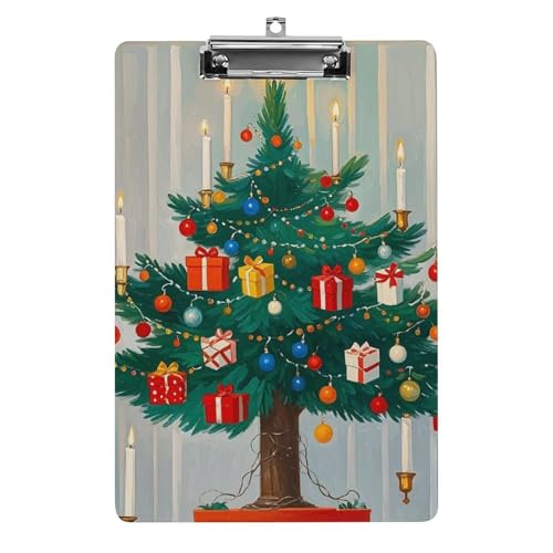 Décoration de Noël acrylique imprimé A4 incassable pour remplacer les objets fragiles