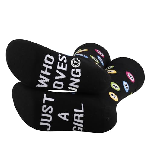 Image of PXTIDY 2 Pairs Gambler Socks For Women Girl Gambling Lovers Gift Gambler Sock