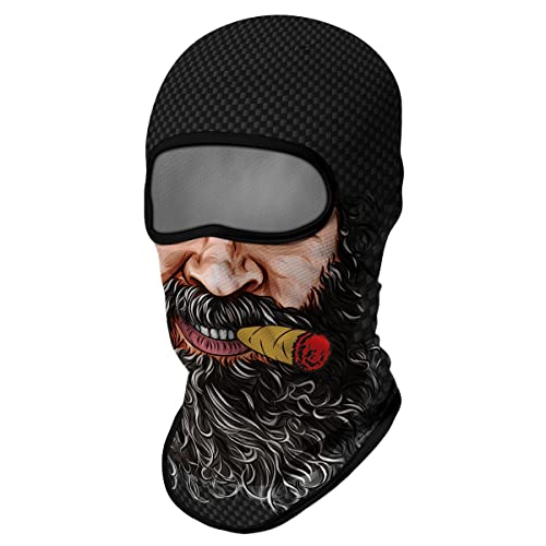 Image of 3D Balaclava Ski Mask Motorcycle Full Face Mask Outdoor Tactical Hood Headwear Mask Ghosts Skull Mask Men Women for Halloween