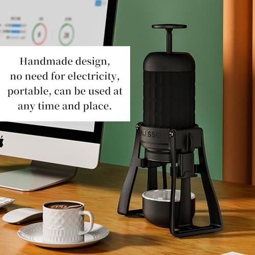Staresso SP-300 Plus Portable Coffee Maker, Professional Travel Coffee Maker, 20Bar Pressure, 180Ml Water Tank, Manual Portable Espresso Machine thumb #3