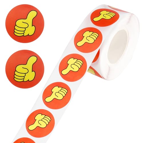 Sticker Schule,500 Stück Cartoon Aufkleber,Daumen,Belohnungssticker Für Kinder,Lehrer Und Erzieher,Motivationsaufkleber Für Unterricht,Kindergarten,Hausaufgaben,Verhaltenschart,Belohnungssystem