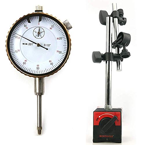 Bundle Nortools 0-1" Agd Spec 0.001" Dial Indicator And Magnetic Base Bundle #TOP30