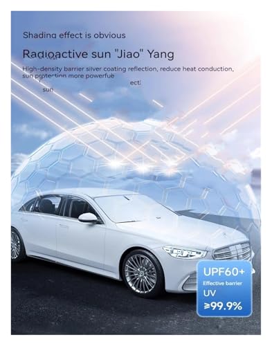 Parasol de parabrisas para Skoda y protector solar interior plegable 4