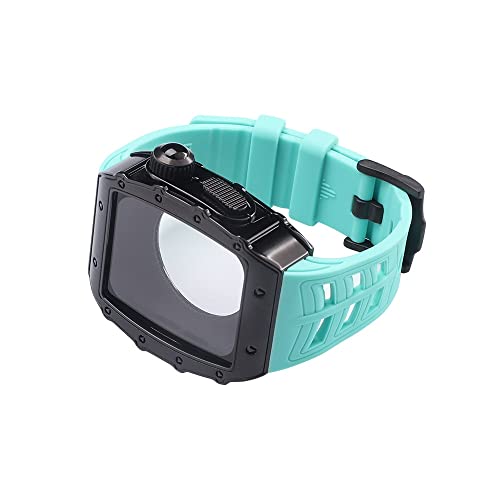 Bracelet Modification iWatch 45mm Acier Caoutchouc