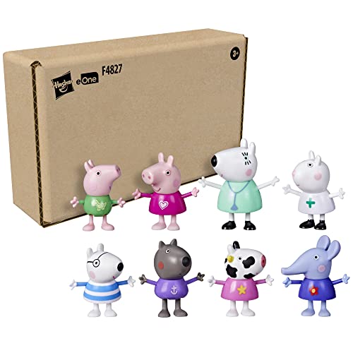 Peppa Pig Dr. Polar Bear Calls On Peppa and Friends Figure Pack, Includes 8 Figures, Preschool Toys, Ages 3 and Up (Amazon Exclusive) by Peppa Pig - Image 2