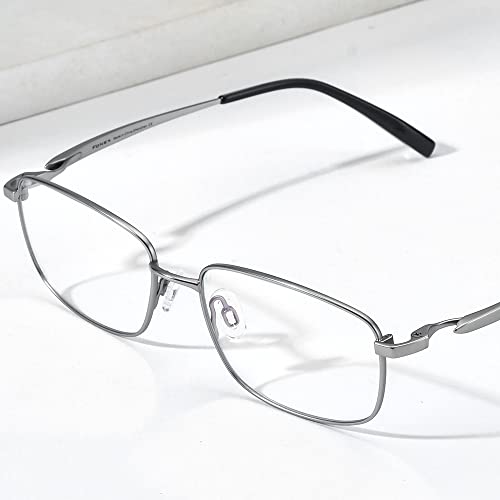 Image of FONEX Pure Titanium Glasses Frame Men Square Eyeglasses Optical Eyewear F85755