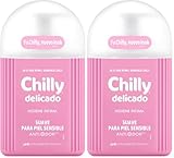 Chilly Delicado, Gel de Higiene Íntima, Fórmula Suave, 250ml (Paquete de 2)
