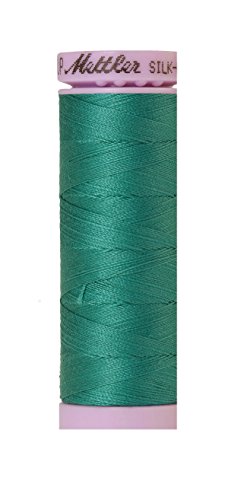 Hilo de Algodón Mettler Silk-Finish 150 m Verde miniatura 1