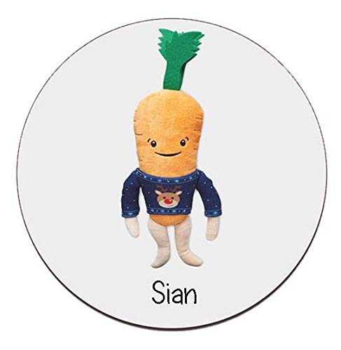 Personalised Kevin the Carrot inspired Coaster Novelty Gift