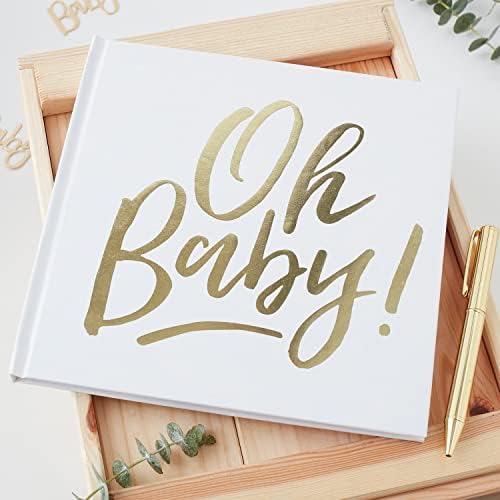 Ginger Ray White Fabric Baby Milestone Blanket Mat Keepsake 1 Pack