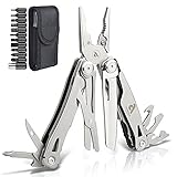 tfk multiboard für twinner twist duo 【24 in 1Multifunktionswerkzeuge】Das Multifunktionsmesser hat 13 Funktionen und enthält 11 Schraubendreherbits. Jeder Schraubendreherbohrer verfügt über zwei verschiedene Schraubendreherbohrtypen, z.B. normale Zangen, Rillen, Lineale, Korkenzieher usw, die für den täglichen Bedarf ausreichen. Es gibt auch Schraubendreher, Sägen, Feilen, Drahtschneider, gezackte Messer usw., die für den Außenbereich geeignet sind, um Ihren unterschiedlichen Anforderungen gerecht zu werden