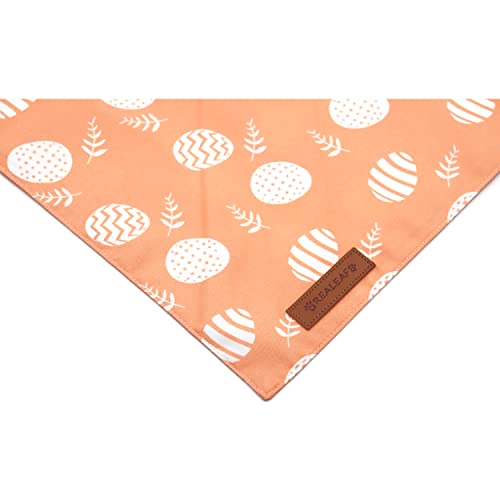 Realeaf Happy Easter Dog Bandanas 2 Pack, Reversible Pet Scarf For Boy And Girl, Premium Durable Fabric, Holiday Bandana For Small Medium Large And Extra Large Dogs (Small, Easter) #TOP4