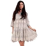 SCHWUNGVOLL in den Sommer! Mit dem Tunika-Kleid aus 100% Baumwolle. Der natürliche und weich fallende Stoff erlaubt ein luftiges und leichtes Sommerkleid, das Ihr Lieblingskleidungsstück werden könnte.