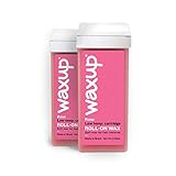 waxup Rose Roll On Wax, Hair Removal Wax Cartridge, Depilatory Wax Roller Refill for legs and arms...