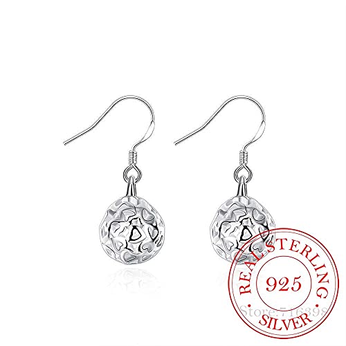 Bijoux de mariage boucles d'oreilles argent sterling coeur cadeau idéal