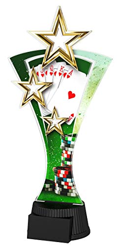  Trophy Monster Triple Star Poker Cards Award G...