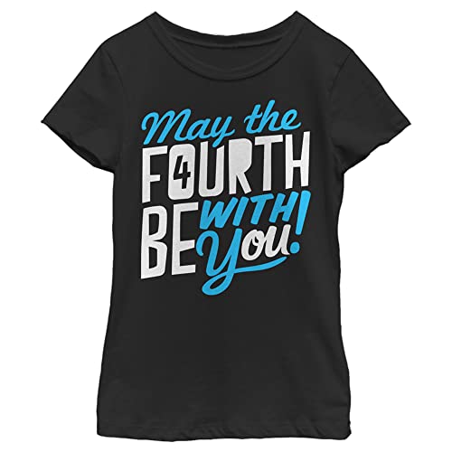 STAR WARS Girl's May The Fourth Be with You T-Shirt