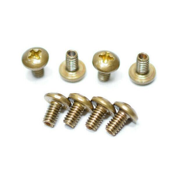 8 pack brass throttle plate shaft screws 8-32 threads x 51634 long fits holley carburetor 2300 4150 4160