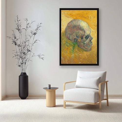 Crâne de Vincent Van Gogh 1887 impression murale pour briser la monotonie