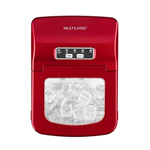 Máquina de Gelo 2 Litros 127v-100w Vermelha Multi - HO069