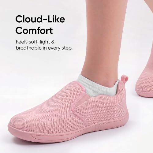 Image of Frido Cloud Comfort Walking Shoes for Women | Zero-Drop Barefoot Design with Wide Toe Box | Lightweight Breathable Comfort Shoes | Natural Foot Movement | Available in Slip-On & Lace-Up Styles