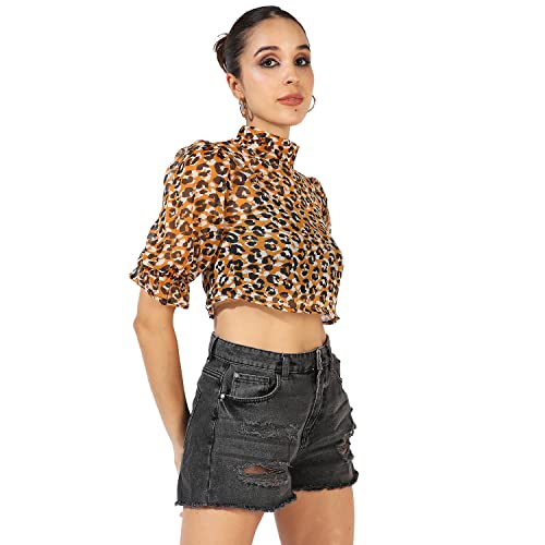 Image of Campus Sutra Women Regular Fit Top