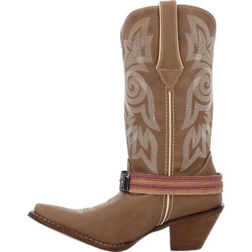 Durango Women's DRD0208 Western Boot, Brown Khaki, 8.5 M US