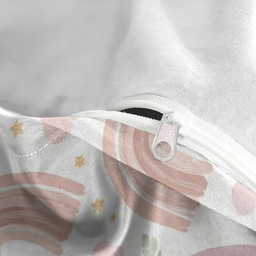 Linge de lit lion arc-en-ciel en microfibre hypoallergénique - 8