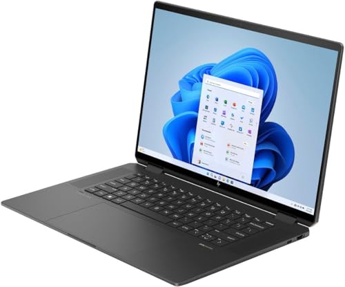 Image of HP Spectre x360 2-in-1 Laptop 16 inch 120Hz WQXGA IPS Touchscreen Intel Evo 16-Core Ultra 7 155H 16GB LPDDR5 4TB SSD Thunderbolt 4 Wi-Fi 6E Backlit Keyboard Fingerprint 9MP IR Camera Win10 Pro