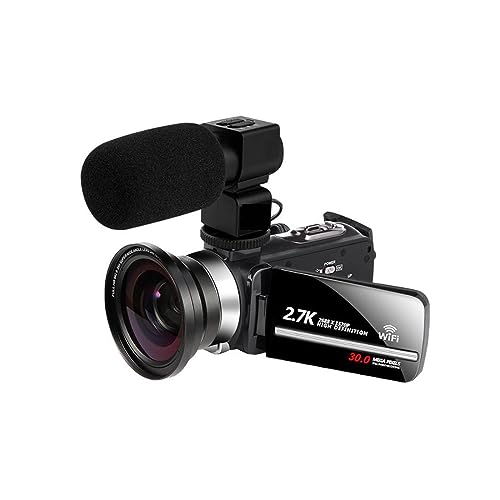 Cámara web WiFi para vlogs fluidos en exteriores y grabaciones con visión nocturna