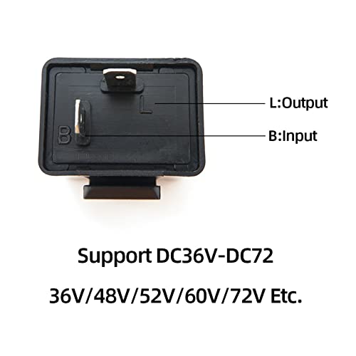 Relais clignotant LED multi-voltage 32V à 72V avec technologie 2 broches