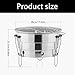 budebuse Small Outdoor Grills Folding Grill Stainless Steel for Beach Parties Backyard Rust-Resistant Folding Grill