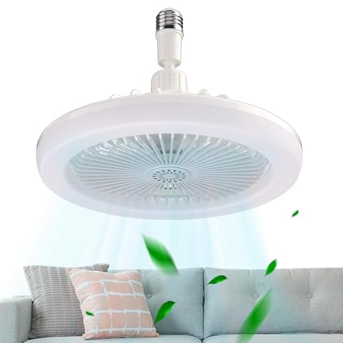 Ventilateur de lustre pour chambre bébé avec éclairage LED silencieux et économie d'énergie
