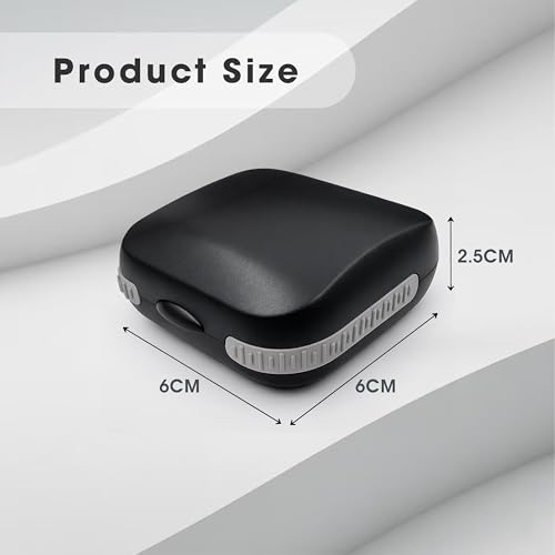 FloraVigo Hörgeräte Aufbewahrungsbox Das Hörgeräteetui ist mit den meisten Hörgeräten kompatibel und bietet Platz für kleine Gegenstände wie Kopfhörer, USB-Sticks, Haarspangen und Speicherkarten.