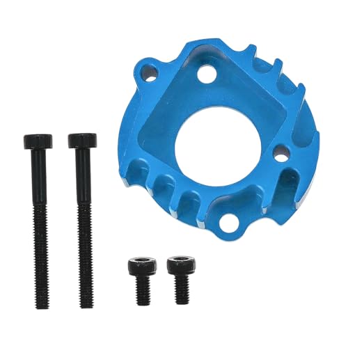 Garende 1/10 RC Car Motor Mount Replacement Sturdy Lightweight Professional Spare Parts RC Car Part Accessory for CW01 Lunchbox, Blue