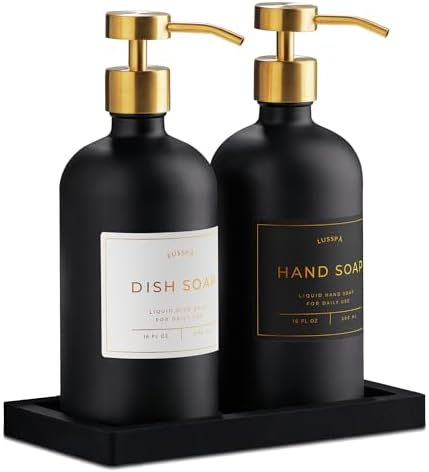 Lotion, Hand & Dish Soap Dispenser for Kitchen & Bathroom | Soap ...