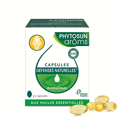 Phytosun Arôms - Capsules Defenses Naturelles (1),(2) aux Huiles Essentielles - 30 Capsules
