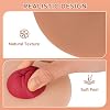 Sticky Colostomy Simulators, Stoma Training Model Set, Multi-Skin Tone Ostomy Care Practice Models for Medical Training and Patient Education- Tan
