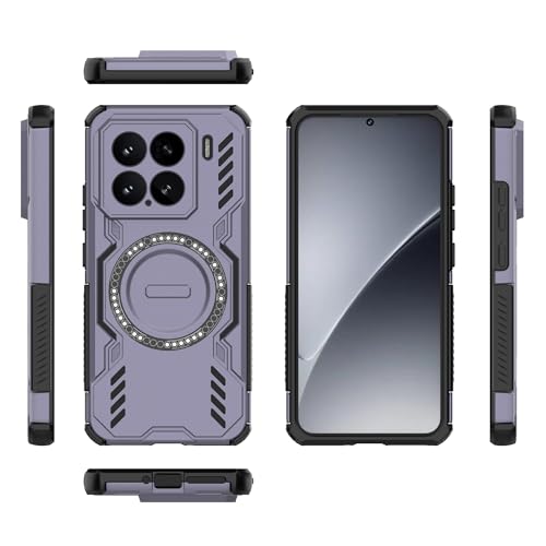 Coque Xiaomi 15 5G antichoc rigide mince coque arriere avec support mor