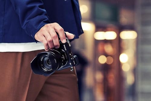 Sony Alpha 6400 | Appareil Photo Numérique Hybride APS-C (24, 2 MP, AF en 0.02s, Suivi des Yeux, 4K HLG, Ecran Selfie Vlogging)