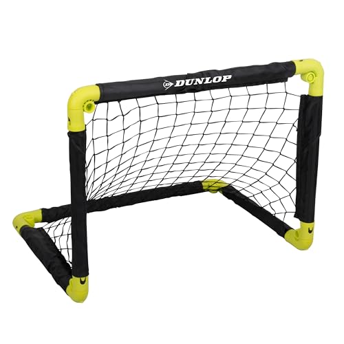 Dunlop Cage de Foot - But de Foot Enfant 50 x 44 x 44 cm - Mini But Pliable - Kit Entrainement Football pour Enfants et Adultes - Exterieur et Interieur -...