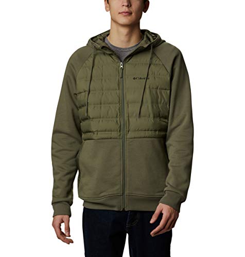 Columbia Men's Viewmont Hybrid Hoodie, Stone Green, 2X Big