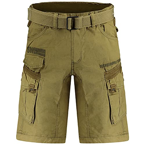 Short court a ceinture GEO Norway : ne choisissez plus entre l'élégance chino et le confort cargo