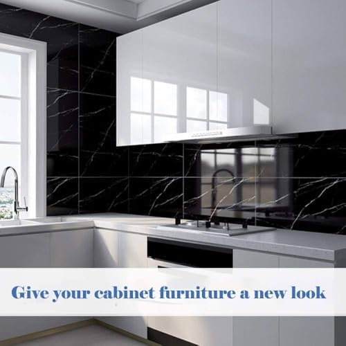 Image of WISDOM Vinyl Contact Paper Decorative for Cabinets Countertops Kitchen Shelves Liner Self Adhesive Film Peel and Stick Waterproof Removable Wallpaper (24 inch x 180, Glitter Grey Wallpaper)