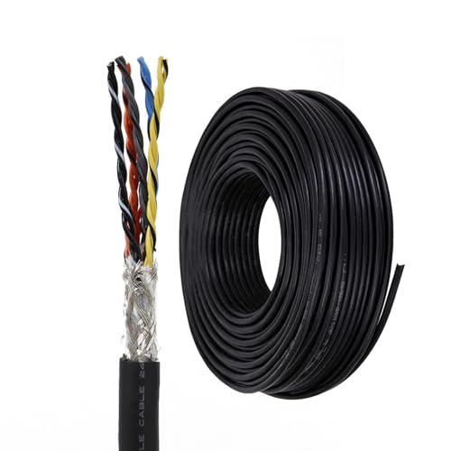 Par trenzado blindado flexible para instalaciones electrónicas seguras