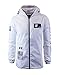 SCREENSHOT SCREENSHOTBRAND-S51005 Lightweight Hooded Water Resistant Windbreaker - Zip-up Fashion Map Print Rain Jacket-White-Small